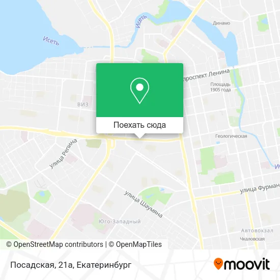 Карта Посадская, 21а
