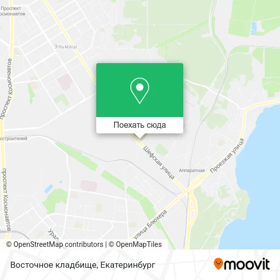 Карта Восточное кладбище