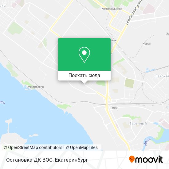 Карта Остановка ДК ВОС