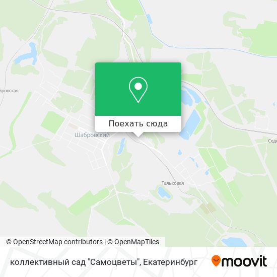 Карта коллективный сад "Самоцветы"