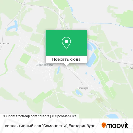 Карта коллективный сад "Самоцветы"
