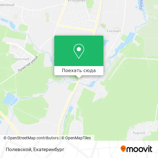 Карта Полевской