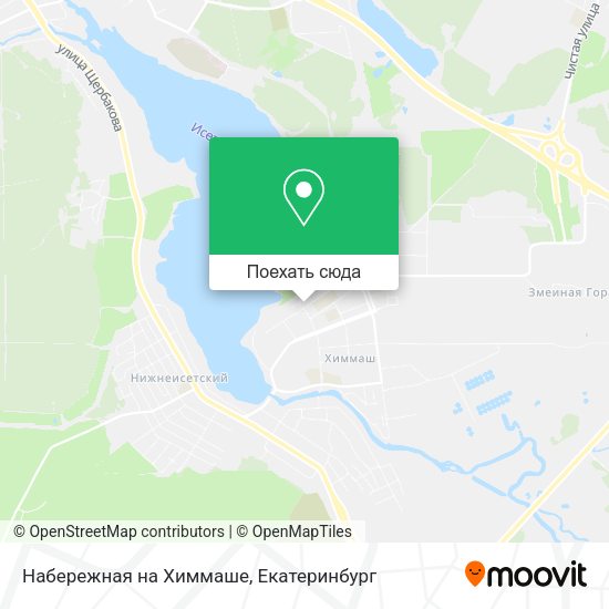 Карта Набережная на Химмаше