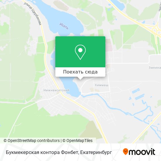 Карта Букмекерская контора Фонбет