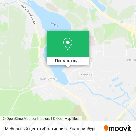 Карта Мебельный центр «Полтинник»