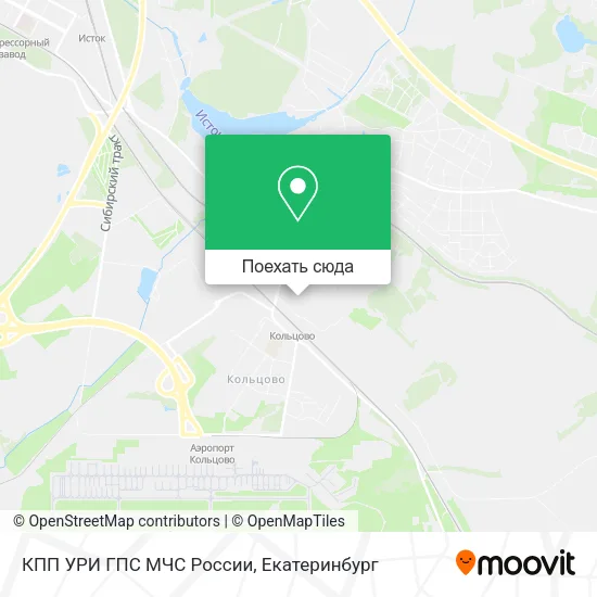 Карта КПП УРИ ГПС МЧС России