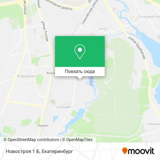 Карта Новостроя 1 Б