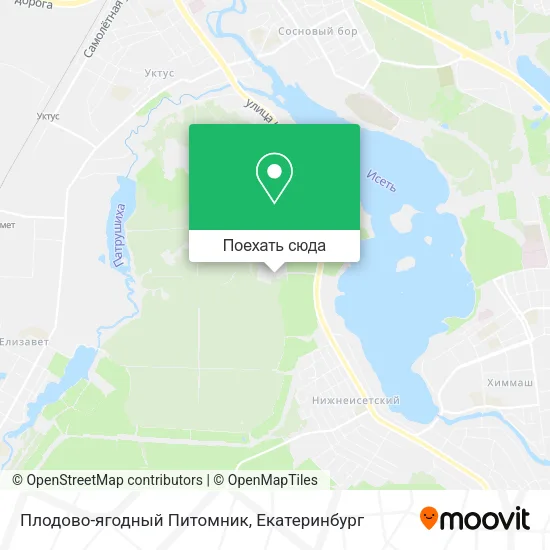 Карта Плодово-ягодный Питомник