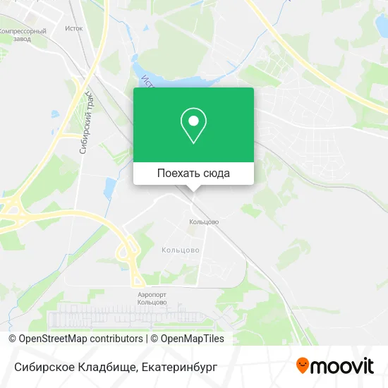Карта Сибирское Кладбище