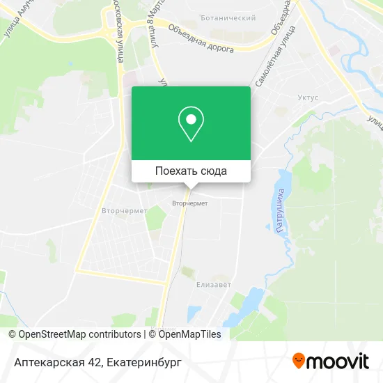 Карта Аптекарская 42