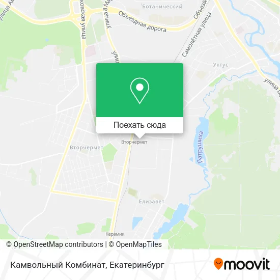 Карта Камвольный Комбинат