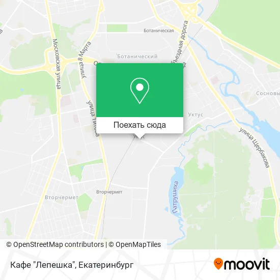 Карта Кафе "Лепешка"