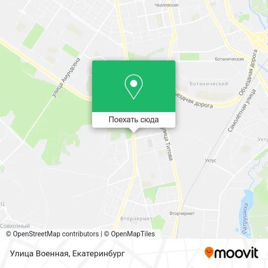 Карта Улица Военная