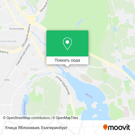 Карта Улица Яблоневая