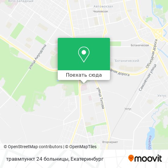 Карта травмпункт 24 больницы