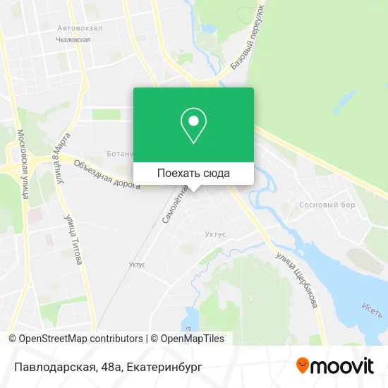 Карта Павлодарская, 48а