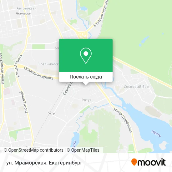 Карта ул. Мраморская