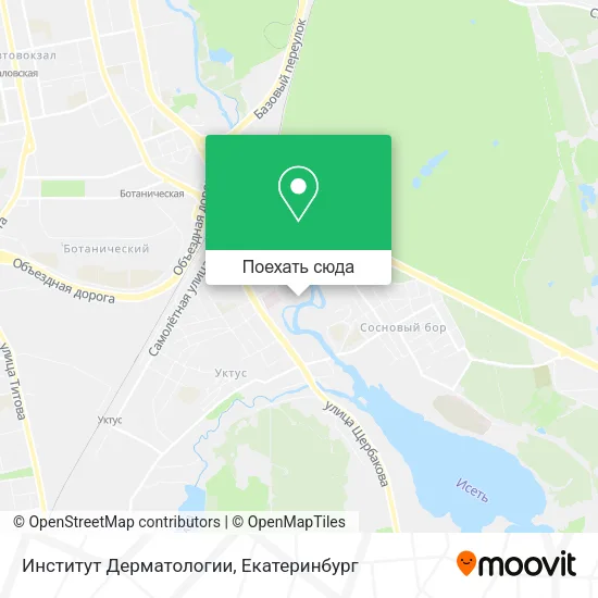 Карта Институт Дерматологии