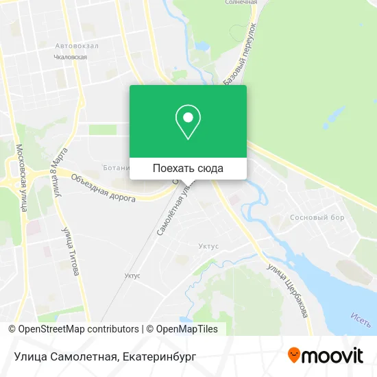 Карта Улица Самолетная