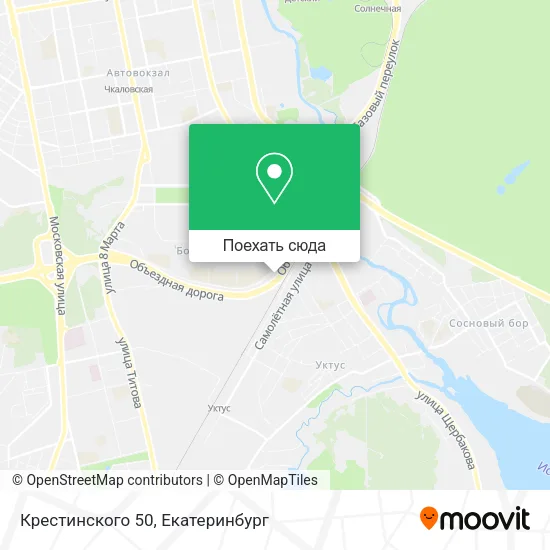 Карта Крестинского 50