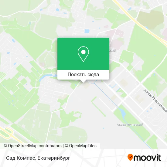 Карта Сад Компас