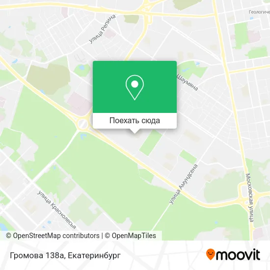 Карта Громова 138а