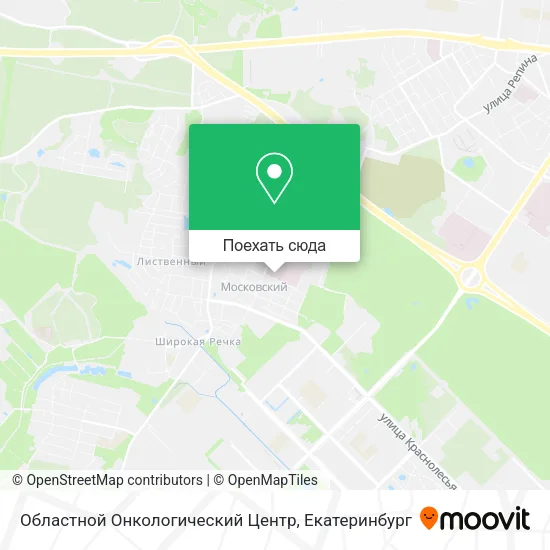 Карта Областной Онкологический Центр