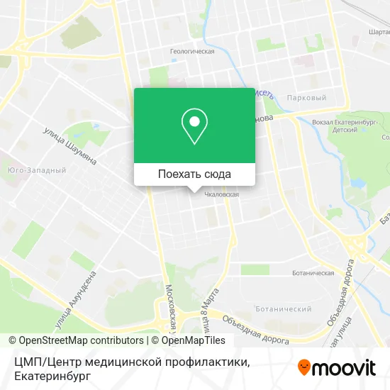 Карта ЦМП / Центр медицинской профилактики