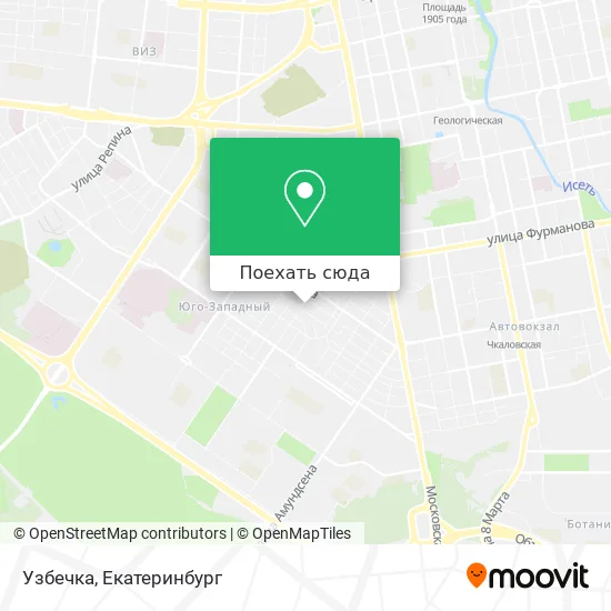 Карта Узбечка