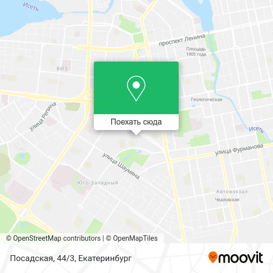 Карта Посадская, 44/3