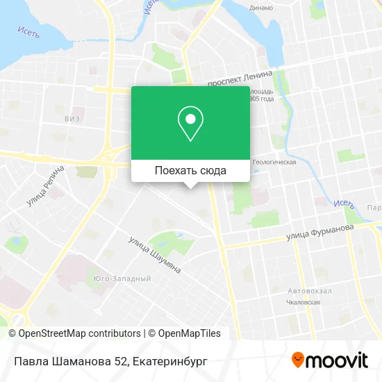 Карта Павла Шаманова 52