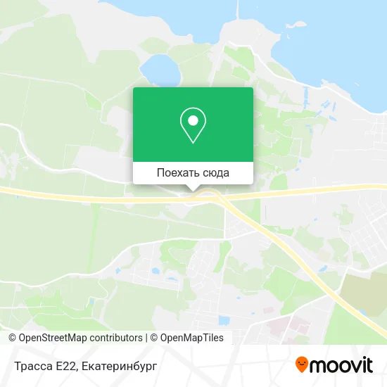 Карта Трасса Е22