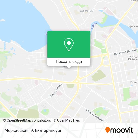 Карта Черкасская, 9