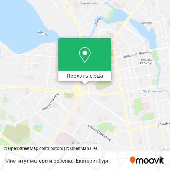 Карта Институт матери и ребенка