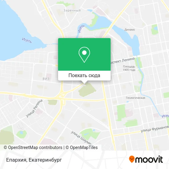 Карта Епархия