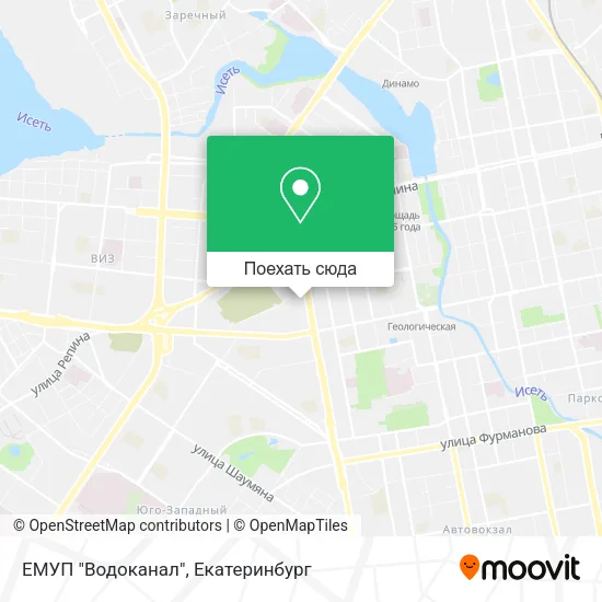 Карта ЕМУП "Водоканал"