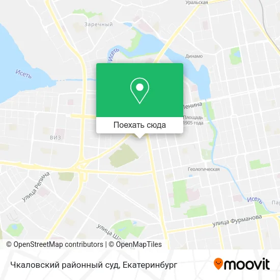 Карта Чкаловский районный суд