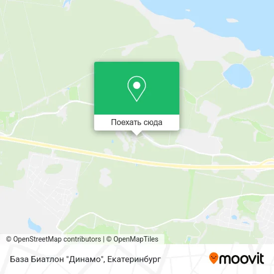 Карта База Биатлон "Динамо"