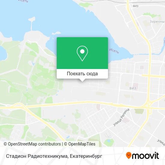 Карта Стадион Радиотехникума