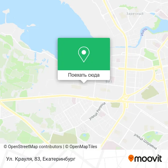 Карта Ул. Крауля, 83
