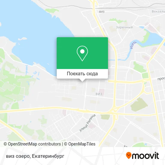 Карта виз озеро