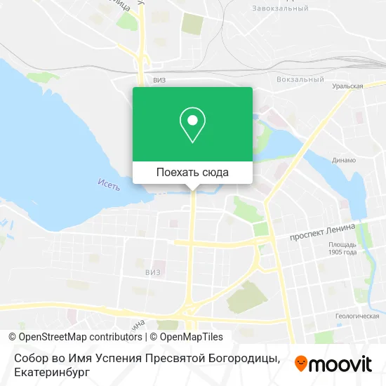 Карта Собор во Имя Успения Пресвятой Богородицы