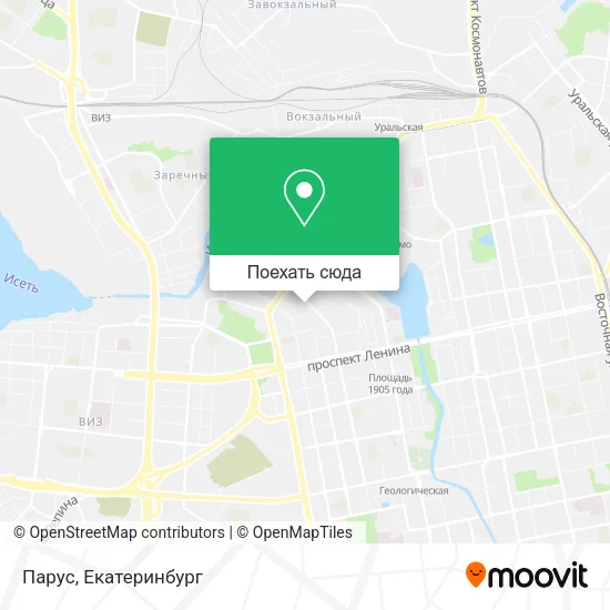 Карта Парус