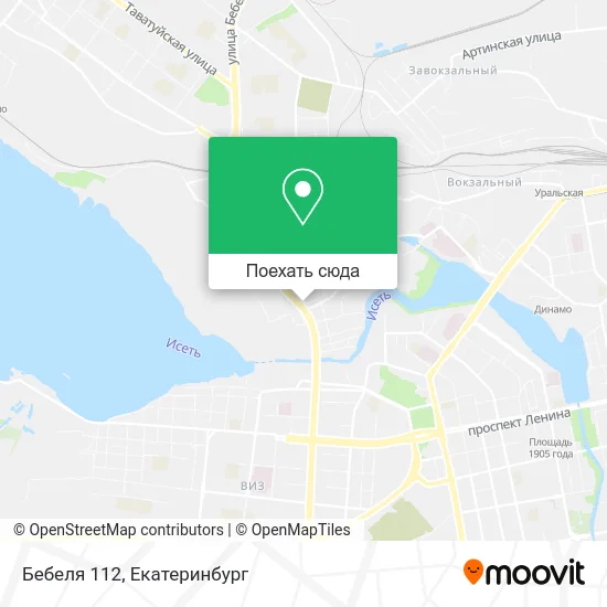 Карта Бебеля 112