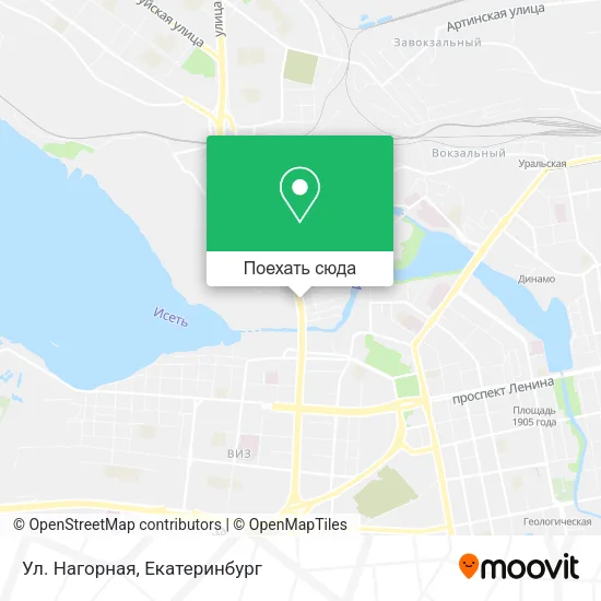 Карта Ул. Нагорная
