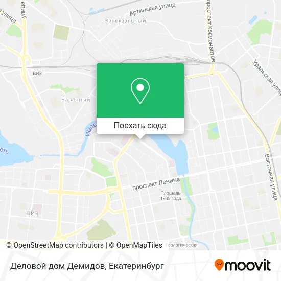 Карта Деловой дом Демидов