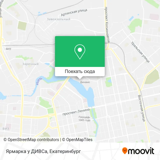 Карта Ярмарка у ДИВСа