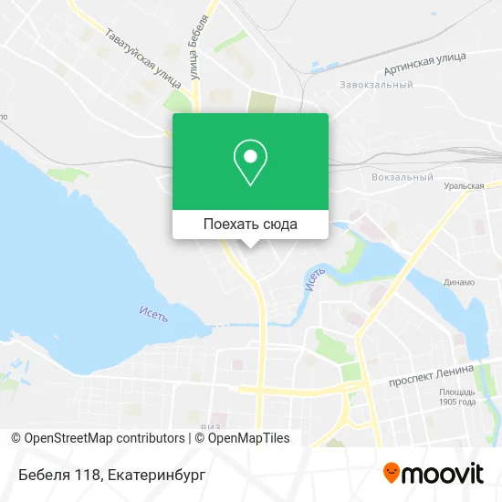 Карта Бебеля 118
