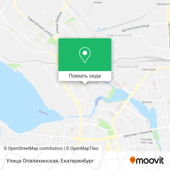Карта Улица Опалихинская