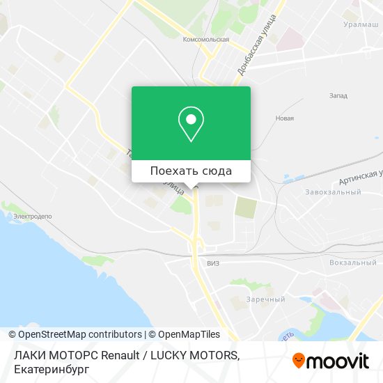 Карта ЛАКИ МОТОРС Renault / LUCKY MOTORS
